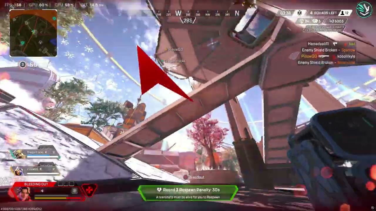 Apex Legends Merry Mayhem Wildcard 29 kills 6030 dmg on Sparrow