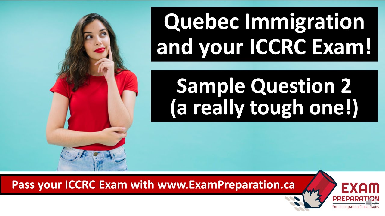 Our Free ICCRC Exam Preparation Course - Quebec Sample Q 2