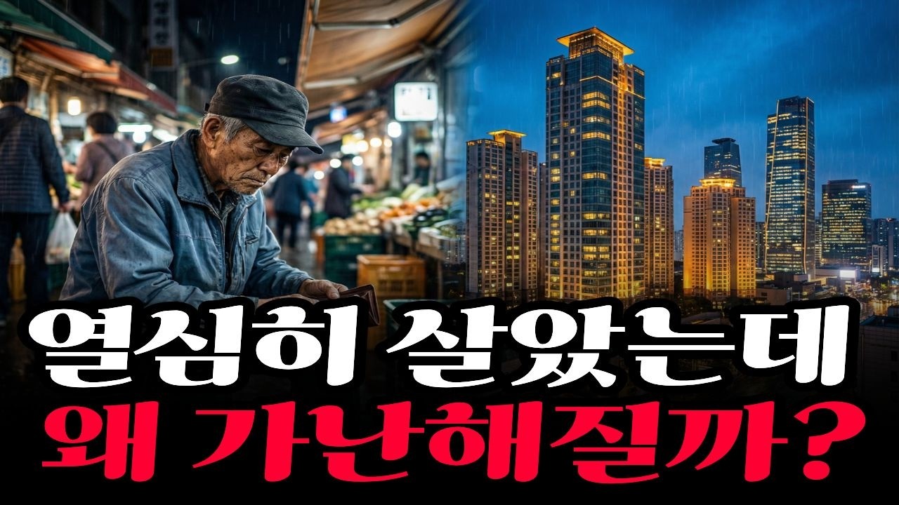 세계에서 가장 오래 일하는데 가장 가난한 이유. 한국 노후 빈곤의 진짜 원인