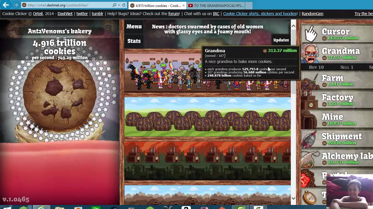 Cookie Clicker:Creepy Grandmas
