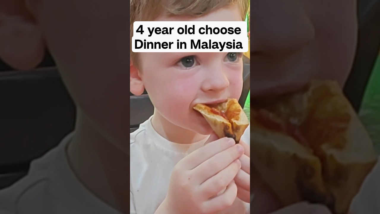 Наш 4-летний ребенок выбрал пиццу в Малайзии 🇲🇾 #visitmalaysia2026