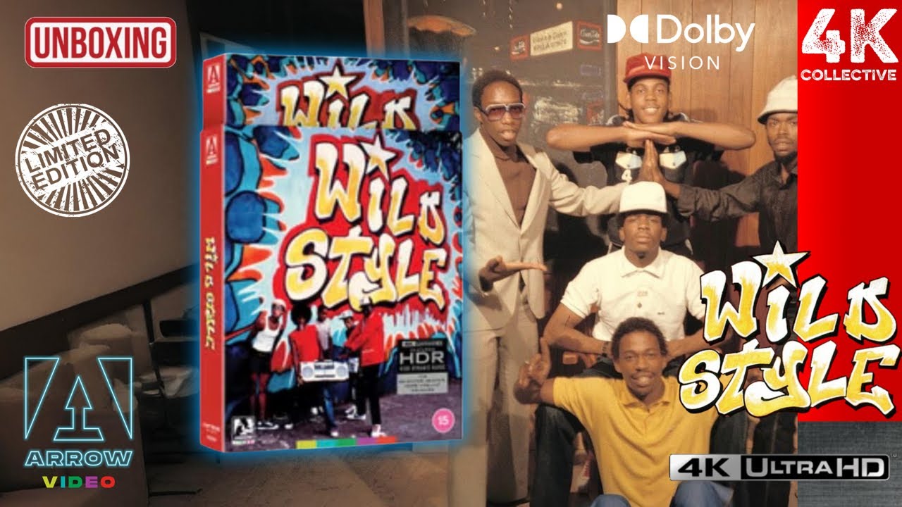 Wild Style 4K UltraHD Blu-Ray Arrow Video Limited Edition Unboxing