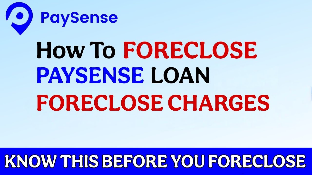Foreclose paysense loan | here is proof | feku vlogger 