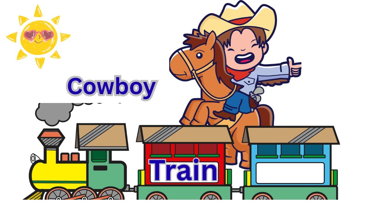 Cowboy train   #cowboytrain #cowboyadventure #cowboysong