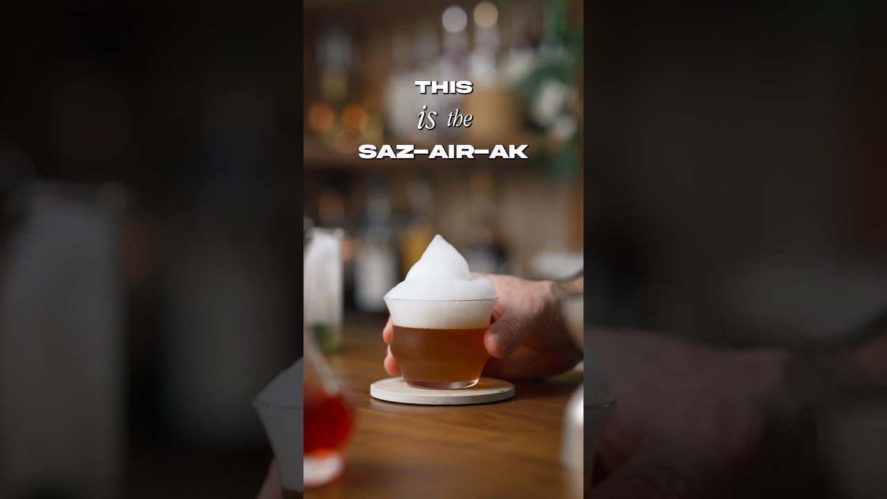 WORLD'S BEST BAR COCKTAIL - The Saz-Air-Ak from Origin
