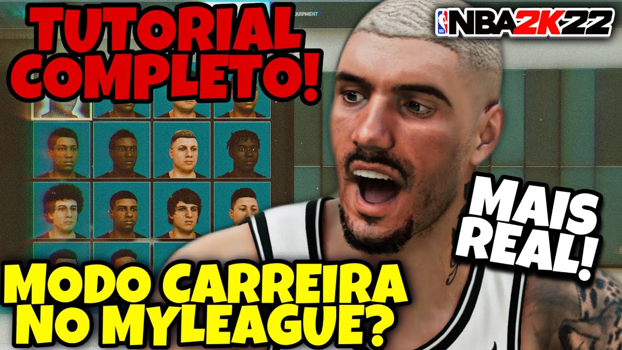TUTORIAL NBA2K22 COMO JOGAR MYCAREER NO MYLEAGUE OU MYNBA