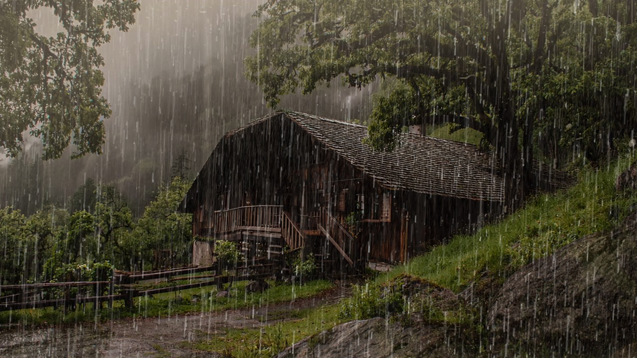 Rainstorm Sounds for Relaxing, Focus or Deep Sleep - Nature White Noise - 10 Hour