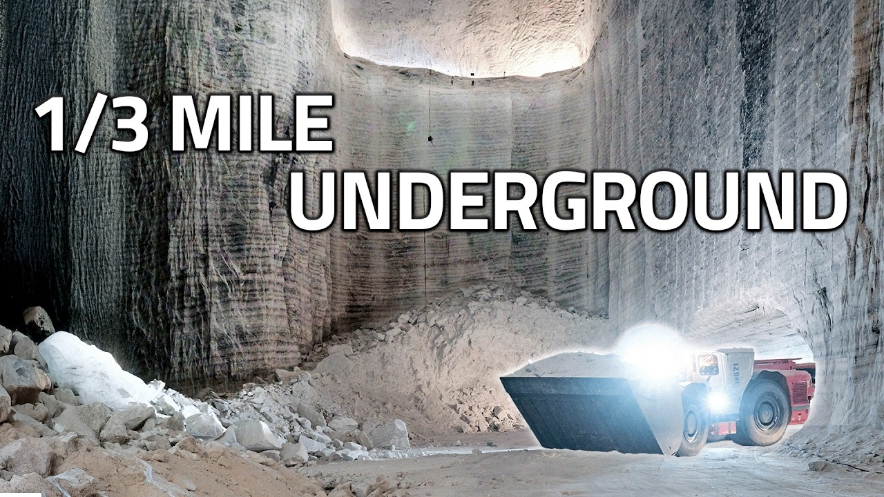 The Hidden World of Underground Salt Mining!