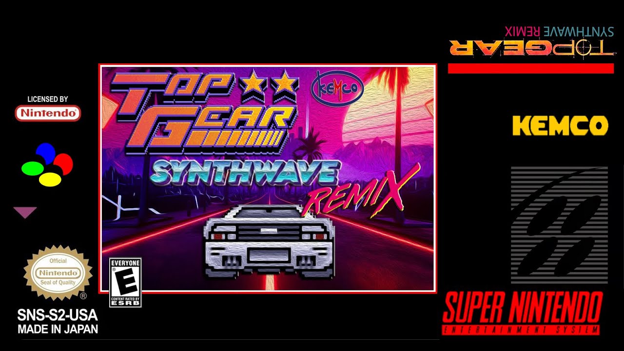 ¡MÁS DIVERSIÓN! TOP GEAR SYNTHWAVE REMIX SNES CONOCE LA EVOLUCIÓN DE LAS ROM DE SUPER NINTENDO MSU-1