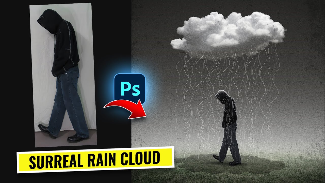 Create a Surreal Rain Cloud Effect in Photoshop