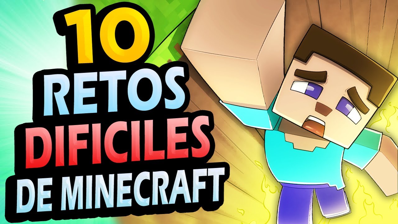 💀 10 Retos Dif&iacute;ciles Que NO Podr&iacute;as Lograr en Minecraft!!