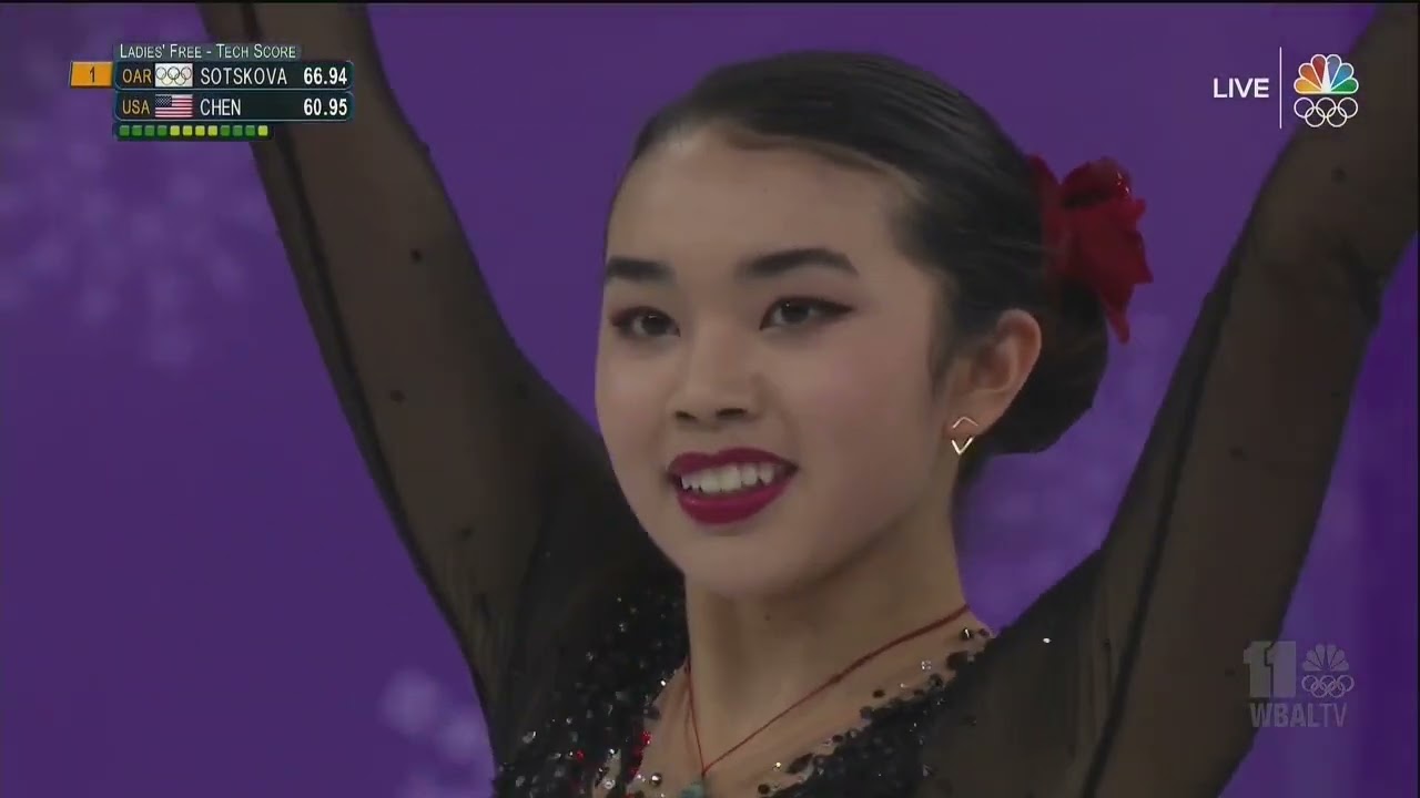 (NBC) 2018 Olympic Figure Skating Ladies Free Skate Groups 3-4