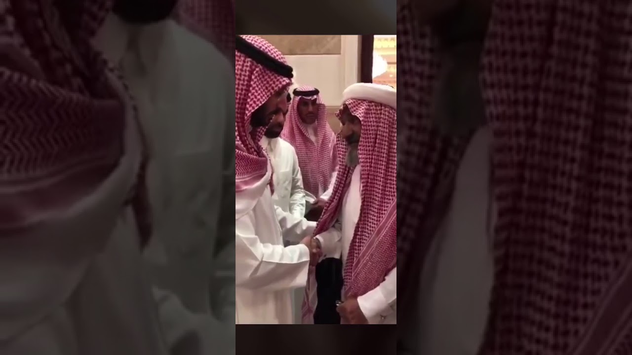 الشيخ ناصر ابن وهق شيخ قبيلة المراشدة يقوم بتعزية صاحب السمو الملكي الامير عبدالله بن بندر ال سعود
