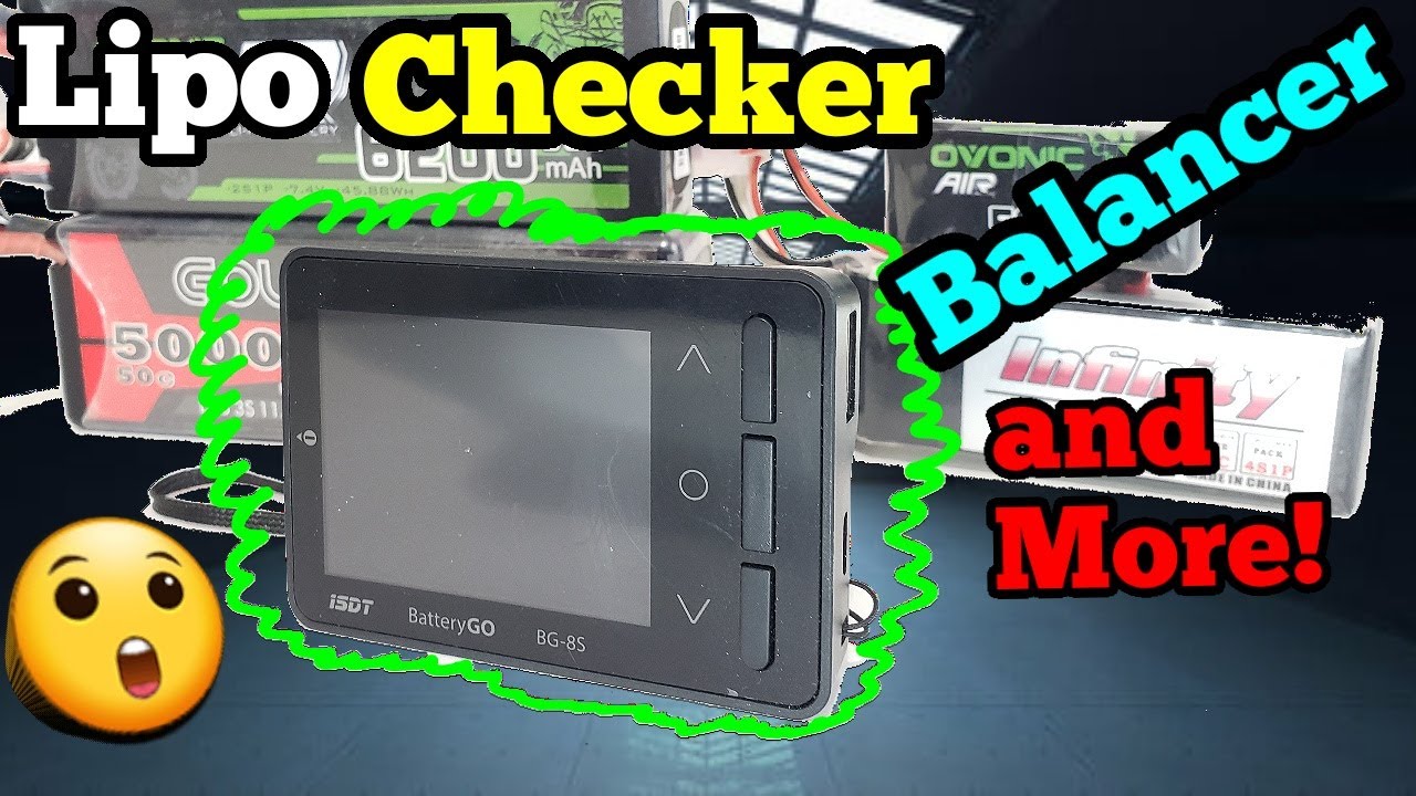ISDT BG-8S Lipo/li-ion Battery Cell Checker and Balancer and Charger.