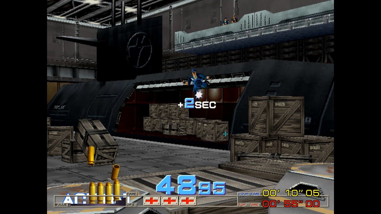 Time Crisis in Slow Motion (MAME) Longplay