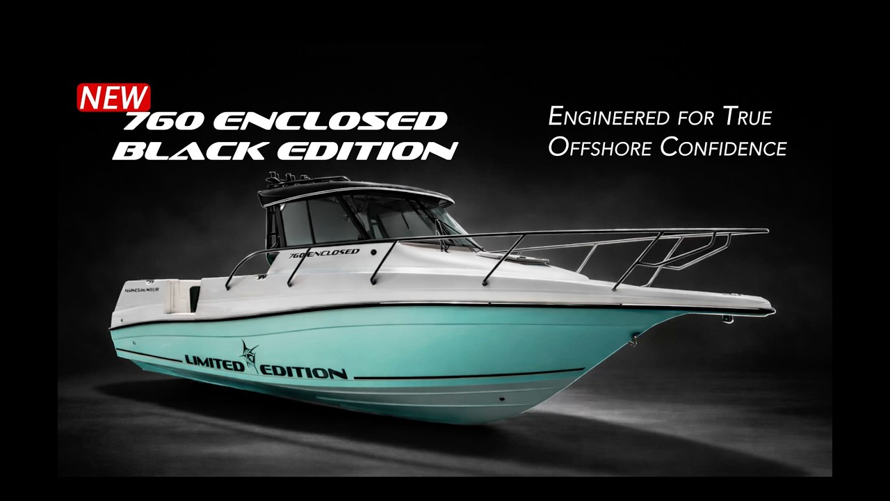 New Haines Hunter 760 Enclosed Black Edition
