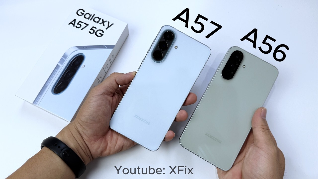 Quick Unboxing Samsung Galaxy A57 vs Samsung Galaxy A56