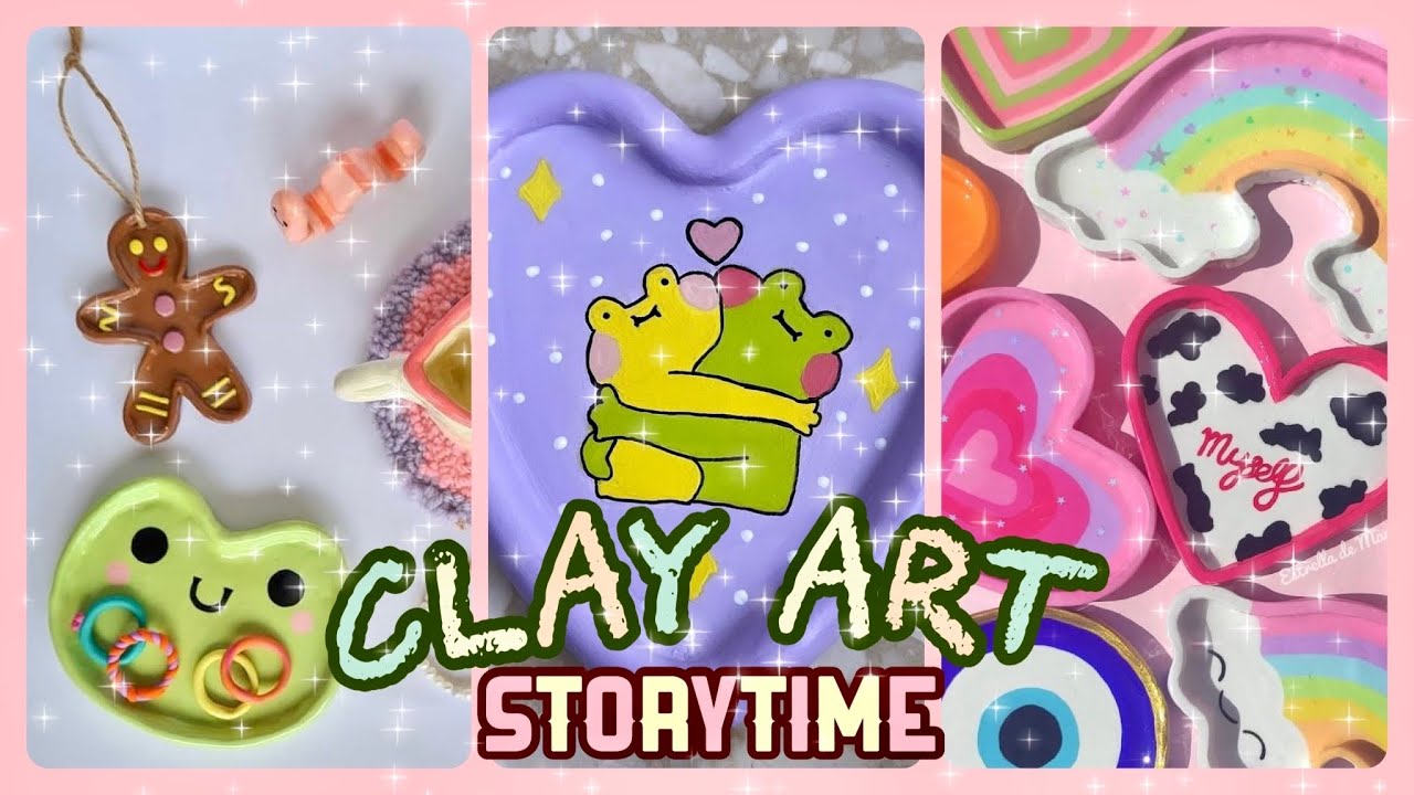 🖌 Clay Art Storytime 🎭 | My 10 year old neighbor broke my heart 😢