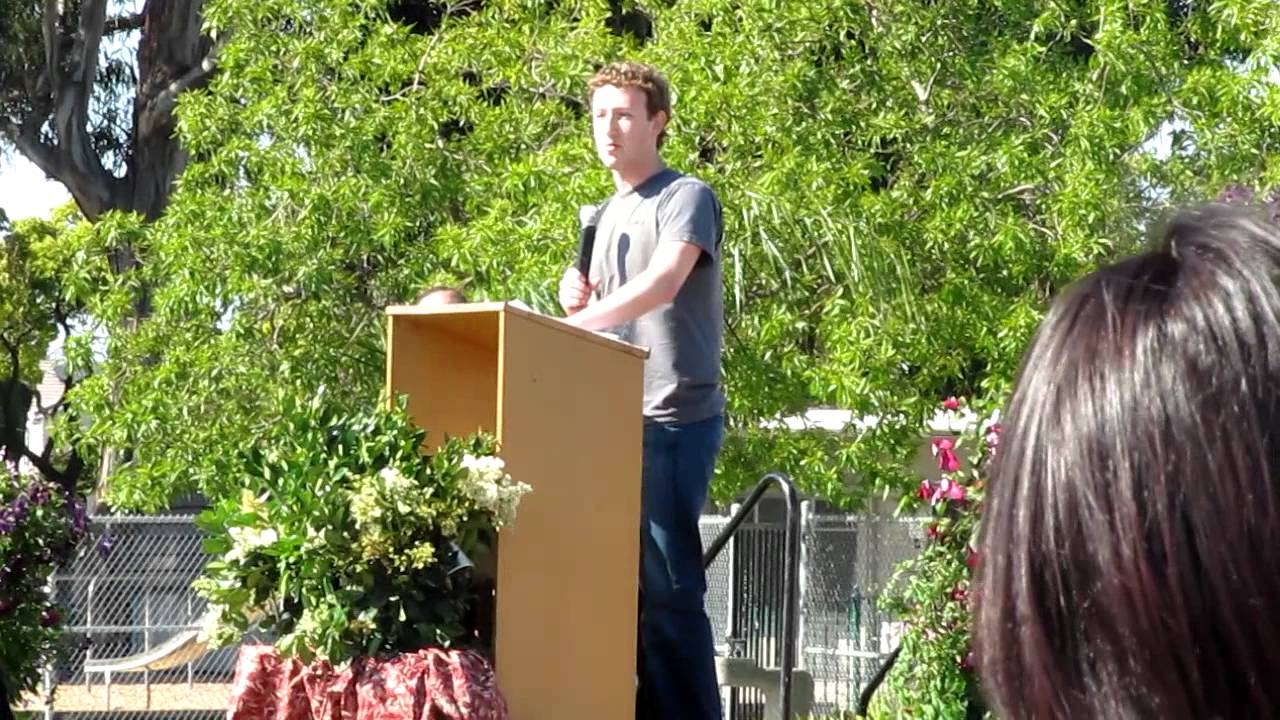 Mark Zuckerberg's Speech to Eighth Graders at Belle Haven