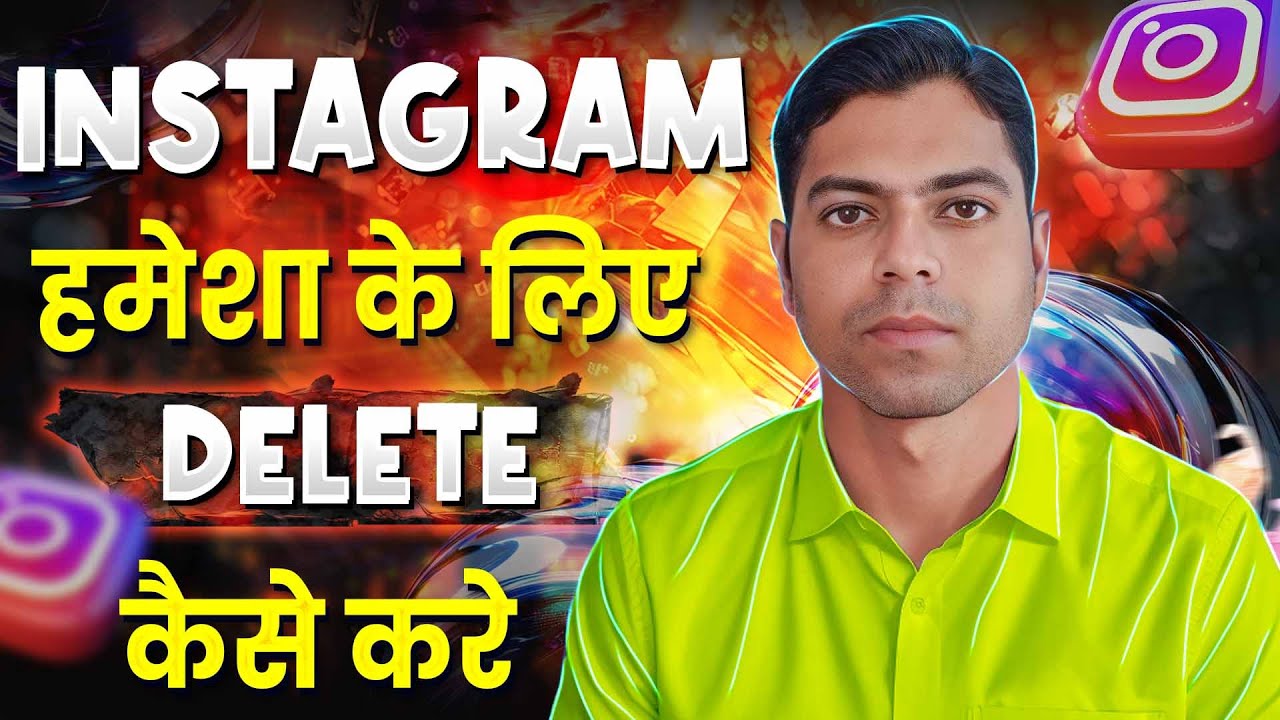 How To DELETE Instagram Account PERMANENTLY | Raghav Monitor