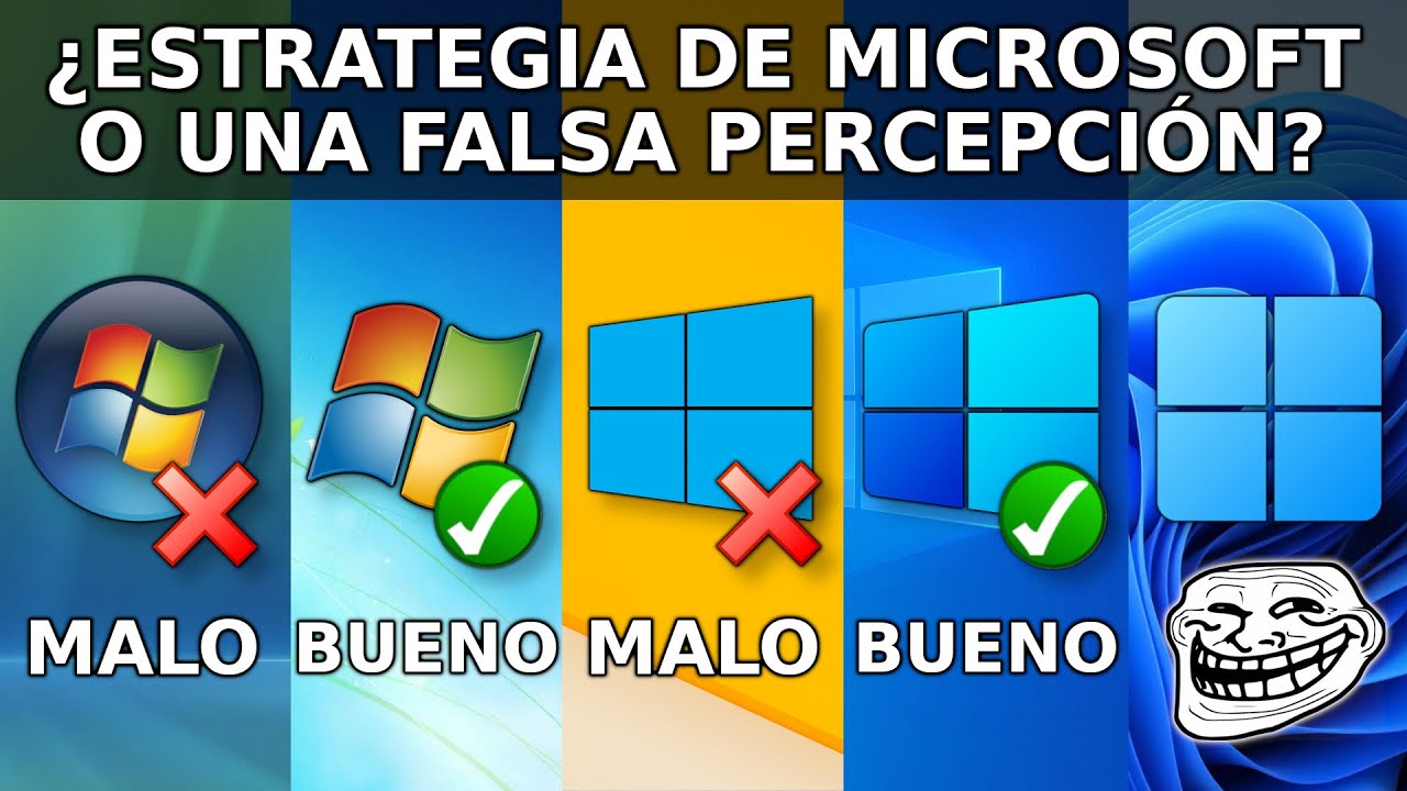La maldición de Windows: uno Bueno y uno Malo ¿Verdad o NO?