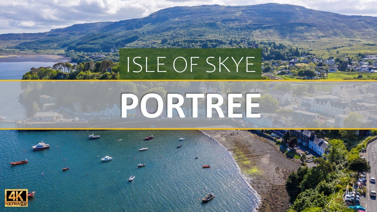 Portree  - Isle Of Skye - Scotland 2023 - 4K Drone