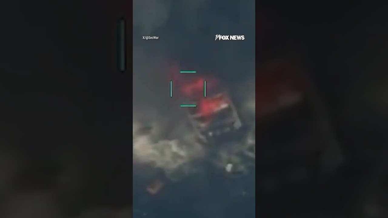 Departament Wojny niszczy &bdquo;kolejny&rdquo; statek przemytniczy narkotyki #shorts #narcos #kartele #usnews