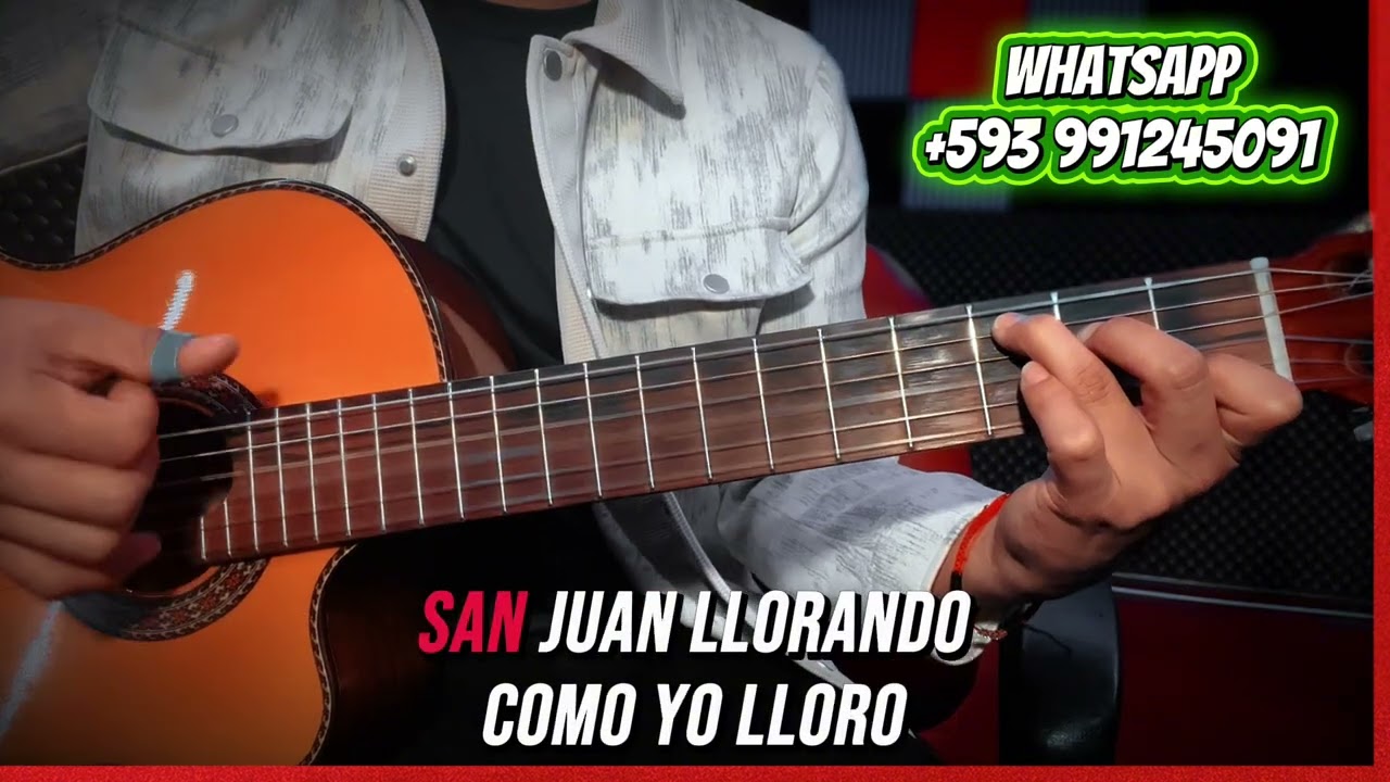 Cómo Tocar Sanjuanito Ecuatoriano Cantando Como Yo Canto Guitarra Fácil 
