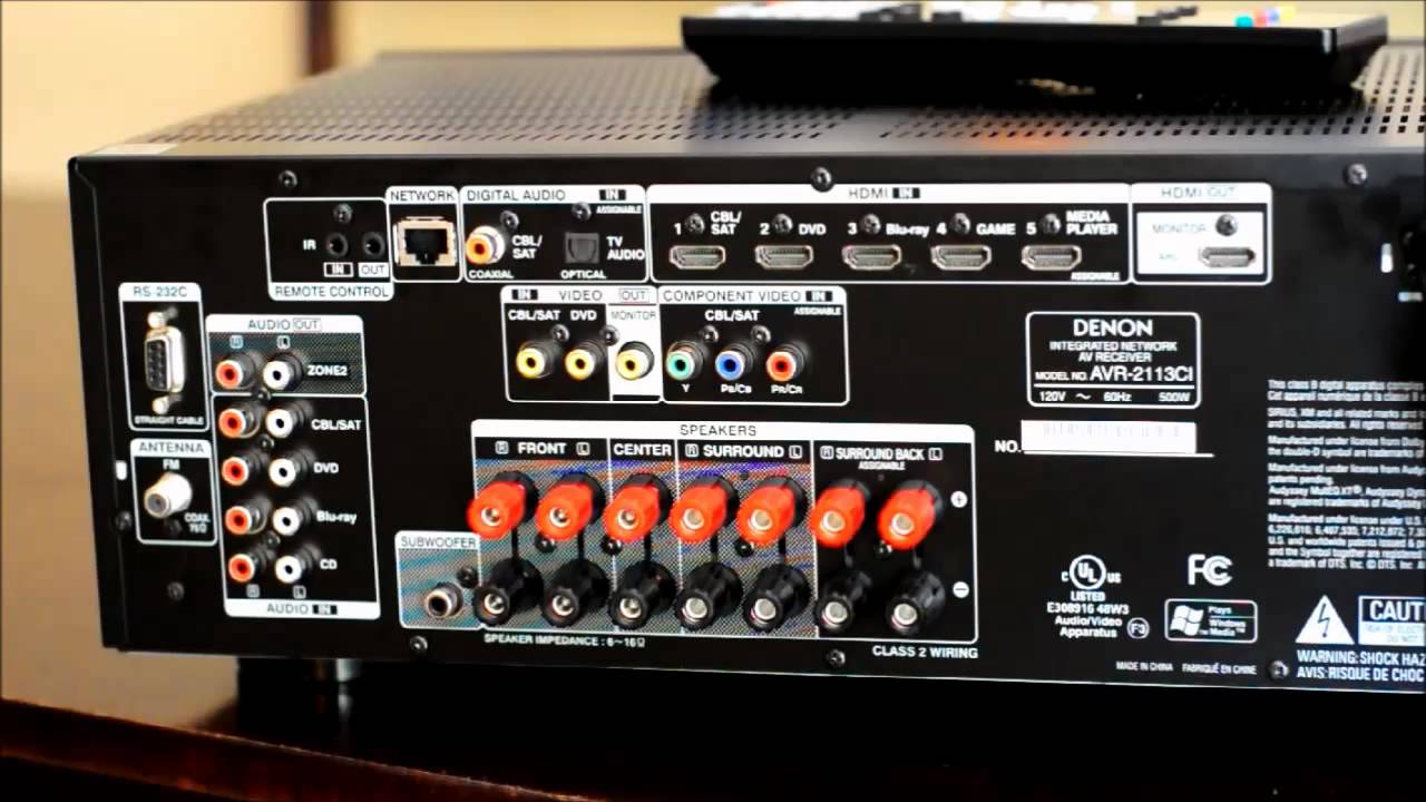 Denon AVR 2113 / 2113CI Receiver - Part I
