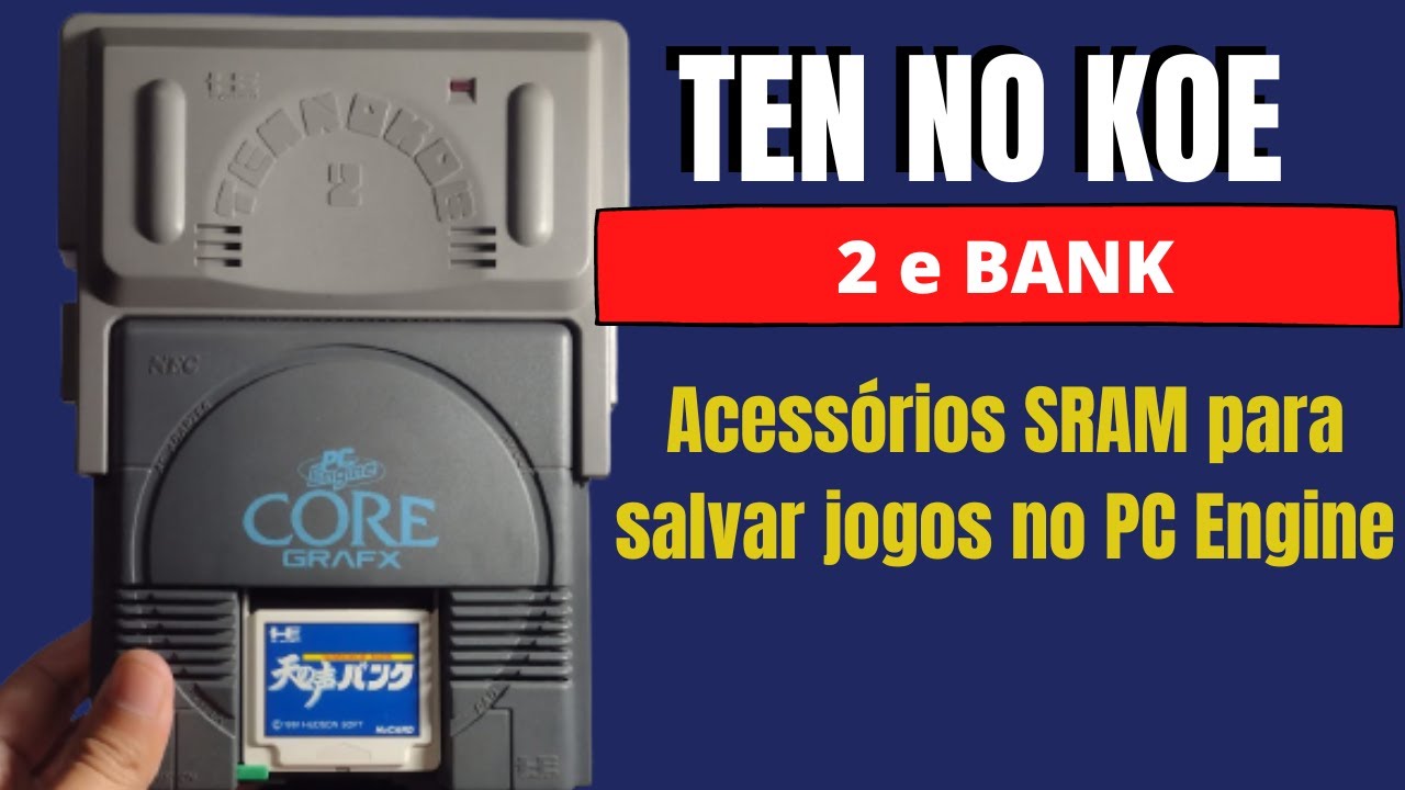 Ten no Koe - acessórios S-RAM do PC Engine