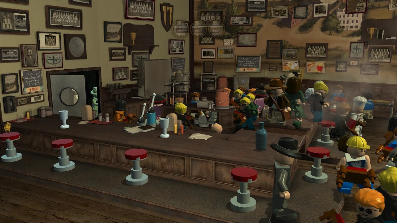The Craziest Bar Fight Ever Seen - LEGO Indiana Jones 2: The Adventure Continues
