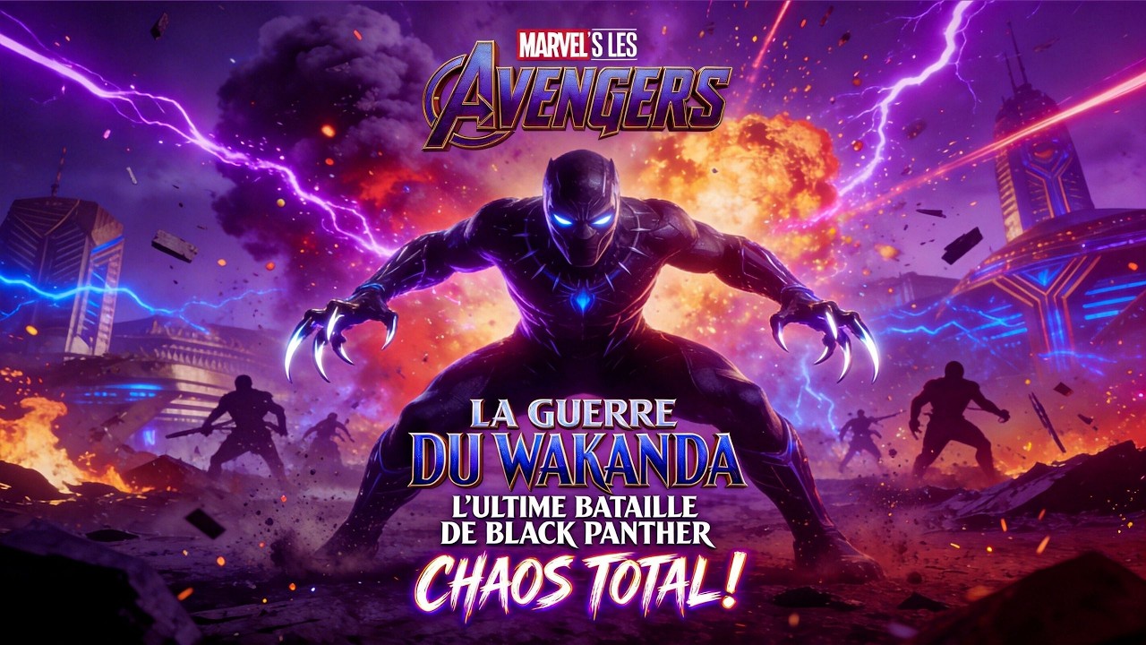 🦸‍♂️MARVEL’S LES AVENGERS🔴La Guerre Du Wakanda🌍L’Ultime Bataille de Black Panther 👑🐾 CHAOS TOTAL!?😱🚀