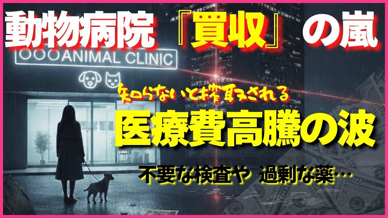 知らないと搾取！動物病院の「買収」が進む裏側。愛犬の命より利益が優先の闇