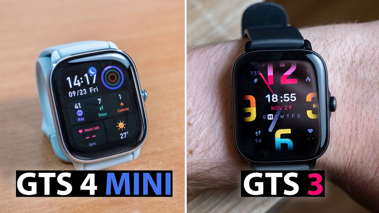 💥 Amazfit GTS 4 Mini vs Amazfit GTS 3 COMPARATIVA en ESPAÑOL ⌚️ ¿Cuál es MEJOR para tu uso?