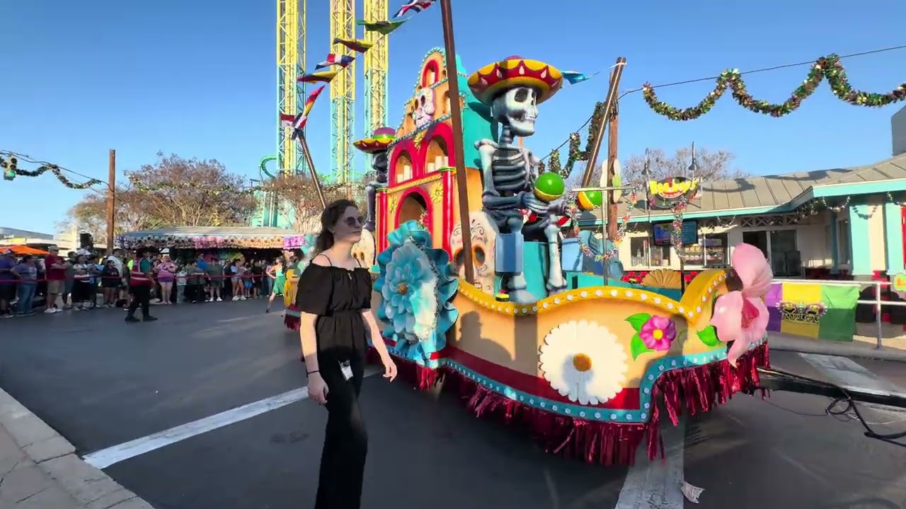 Fiesta Texas world of color Mardi Gras parade 2026 