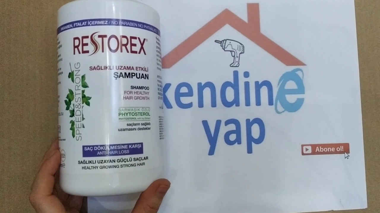 RESTOREX SAĞLIKLI  UZAMA VE SAÇ DÖKÜLMESİNE KARŞI ETKİLİ ŞAMPUAN