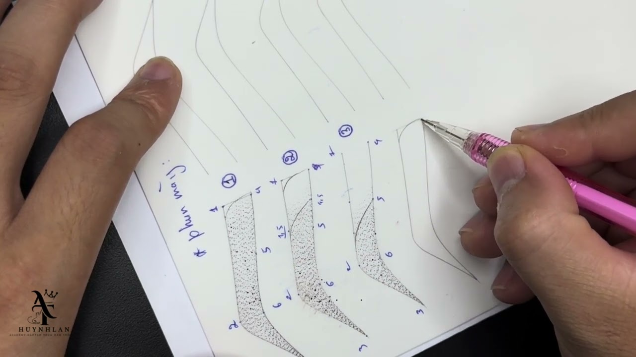 BÀI 3 : HƯỚNG DẪN PHUN CHÂN MÀY HIỆU ỨNG SHADING CHO NGƯỜI MỚI | HỌC PHUN XĂM
