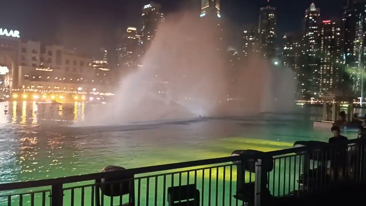 Dubai down town #fountain#new year celebration 