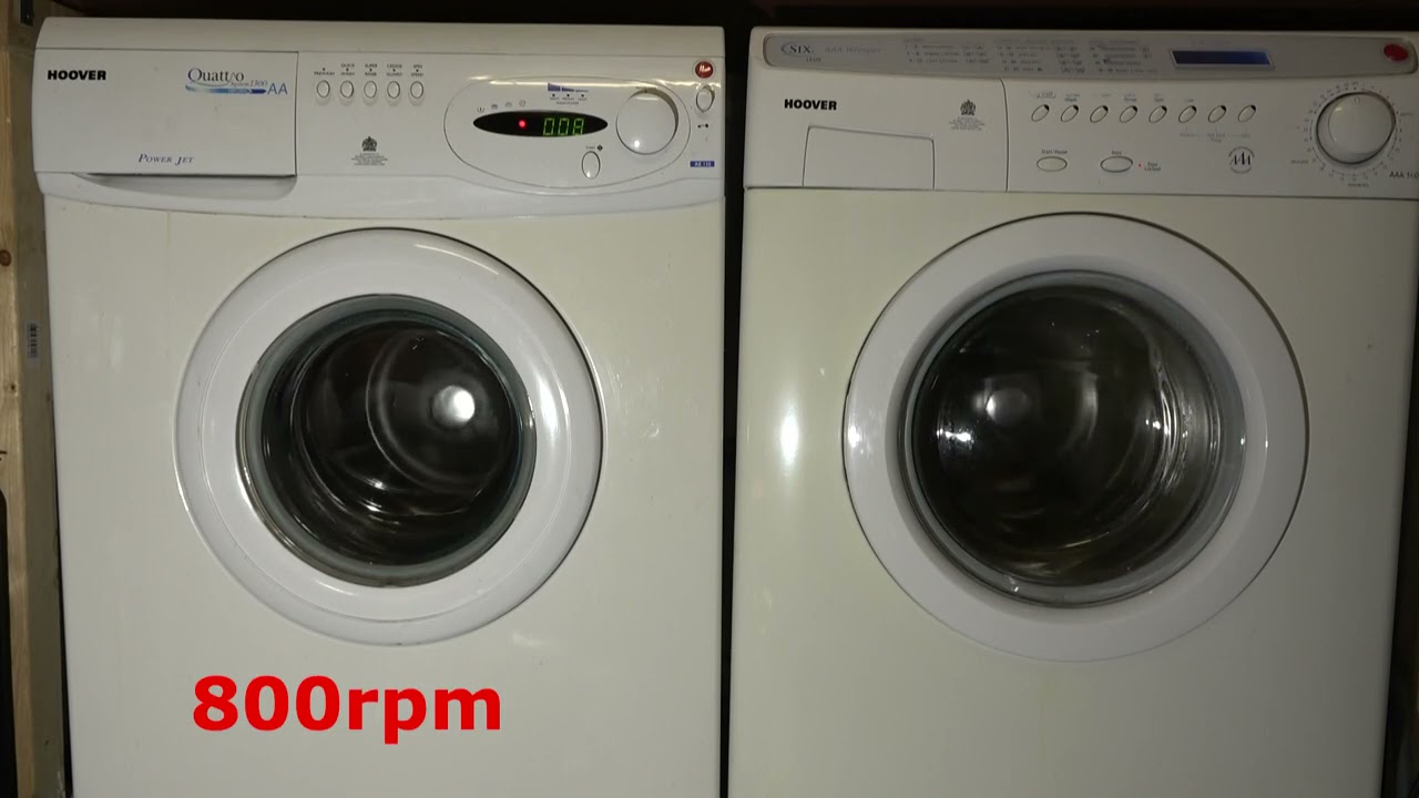 Spin Race No.298 - Hoover Quattro 1300 vs Hoover six Whisper 1600