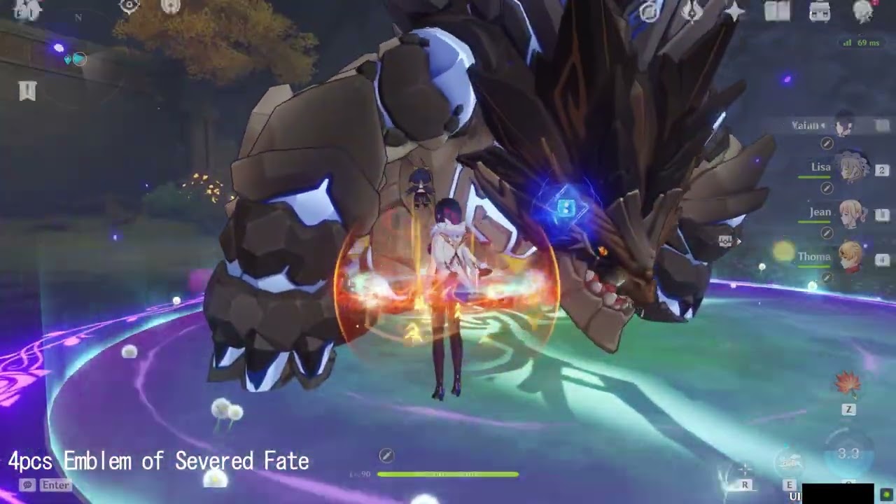 Yelan with 4pcs EoSF vs 2pcs HoD  + 2pcs NO damage comparison | Genshin Impact