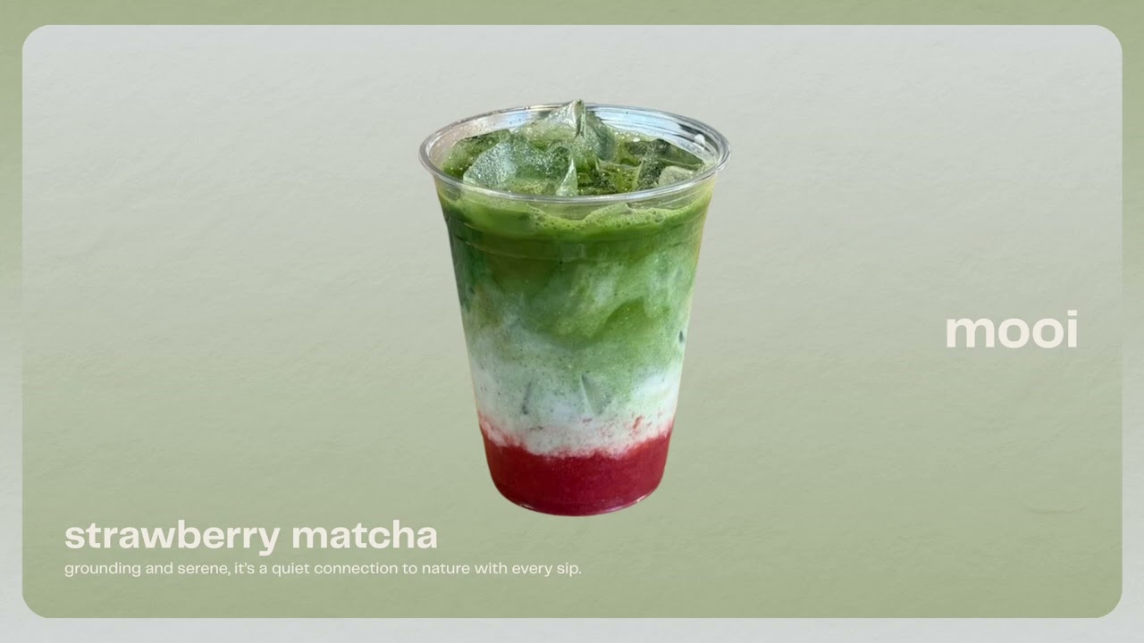 strawberry matcha