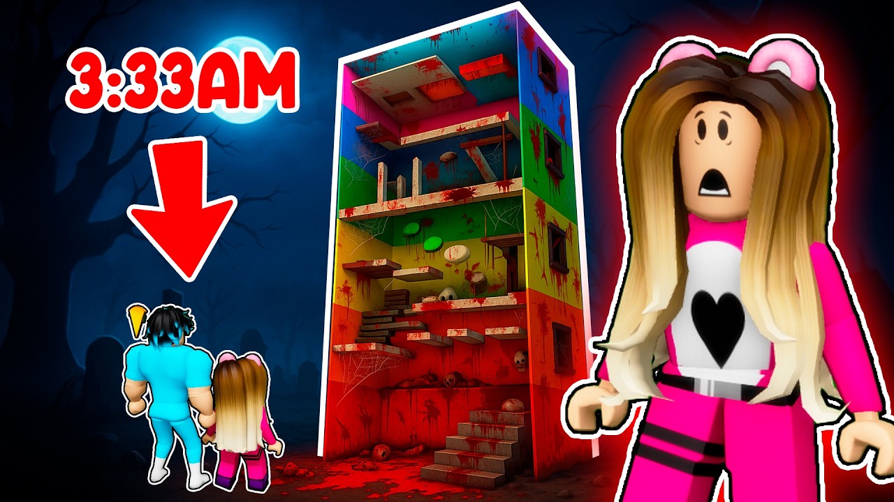 JUGAMOS a la TORRE MÁS TROLL pero a las 3:33AM 😱 Roblox