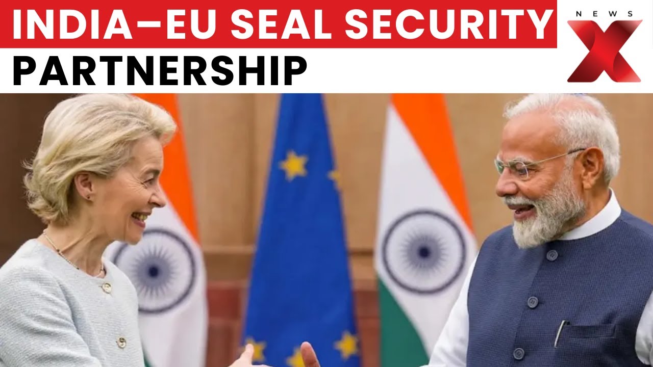 India, EU Set to Sign Landmark Security & Defence Partnership Next Week | NewsX