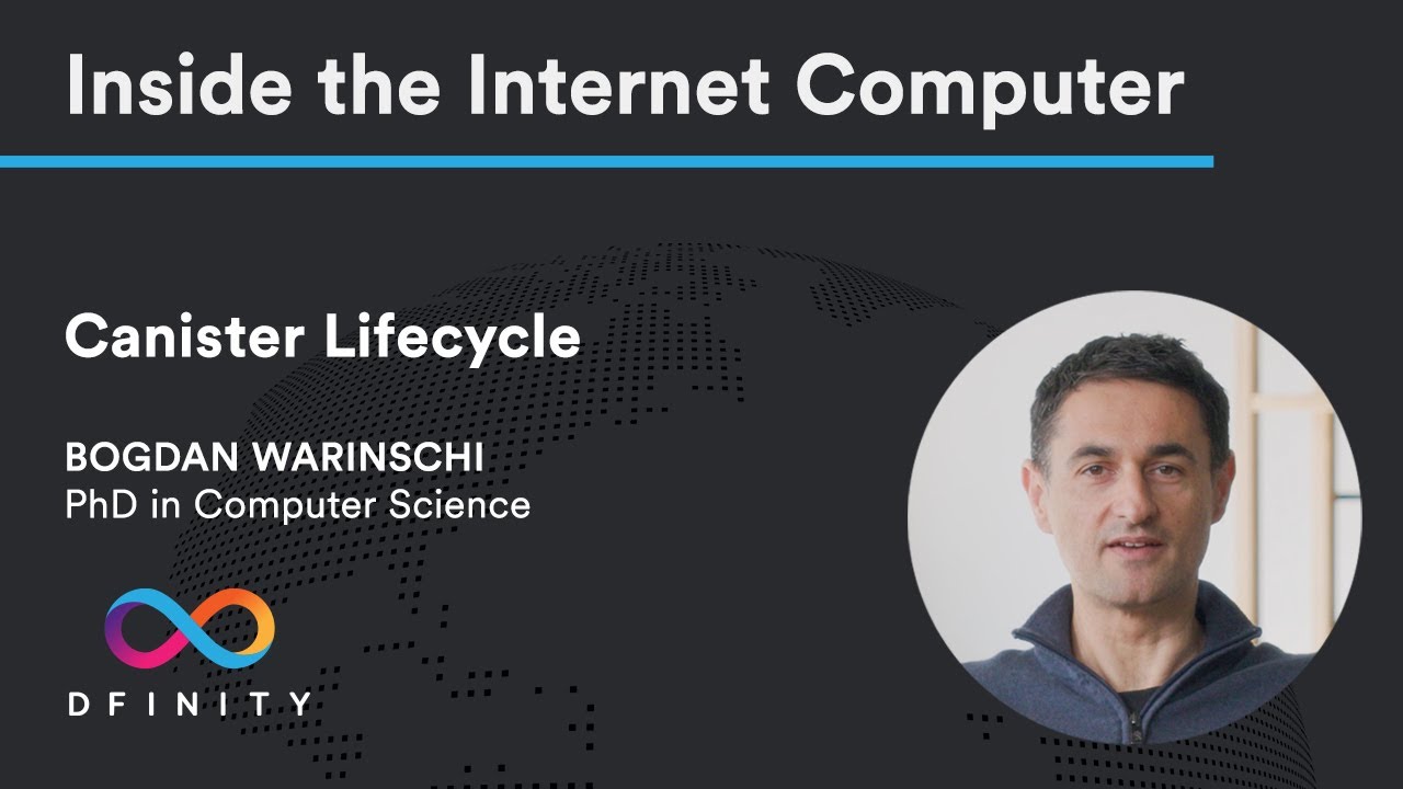 Inside the Internet Computer | Canister Lifecycle