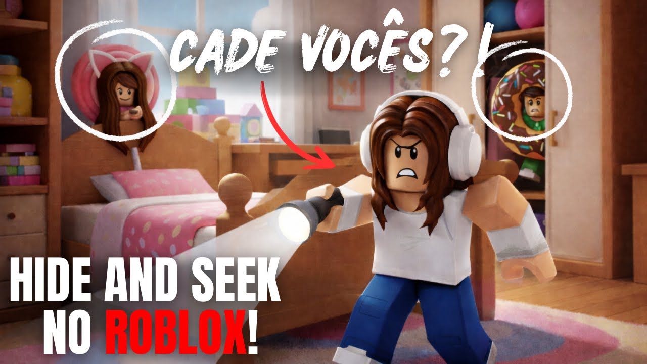 DESAFIO NO ESCONDE-ESCONDE DO ROBLOX! | Roblox Hide And SEEK 