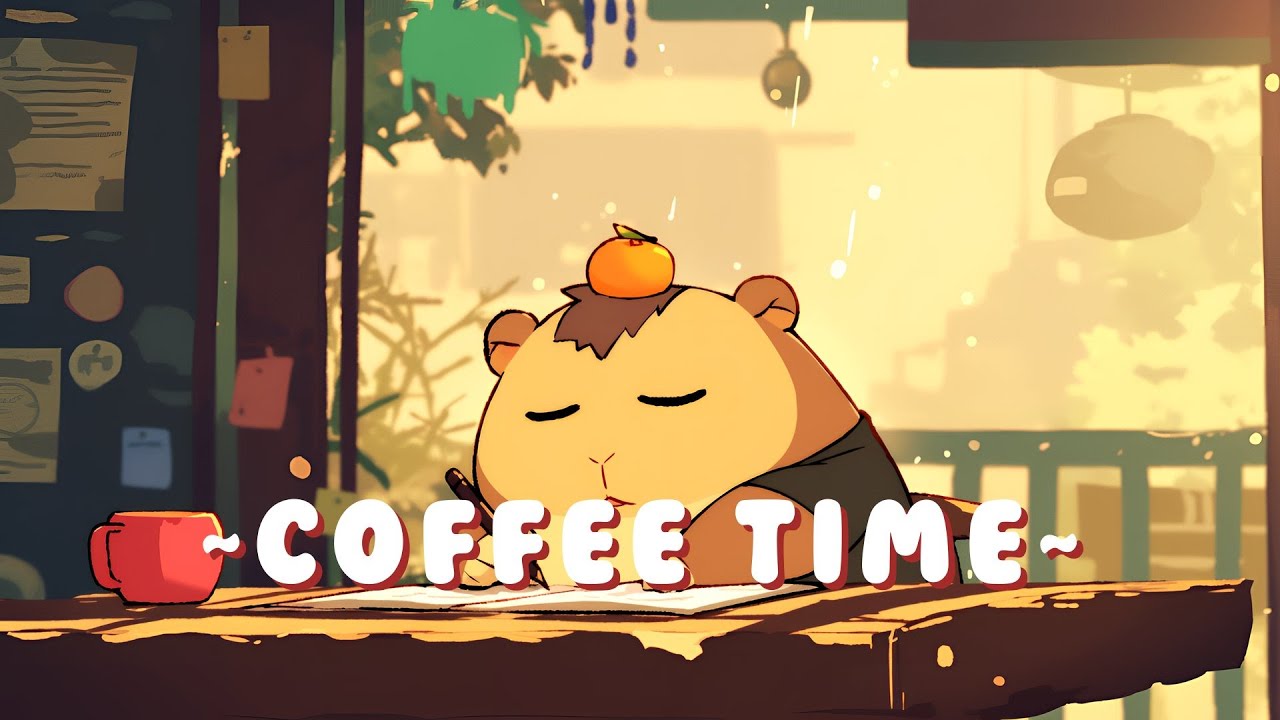 Capybara Music Channel - Peaceful Beats for Studying & Relaxing ~ Quiet Moments ~ 🦫 🌿 ☕