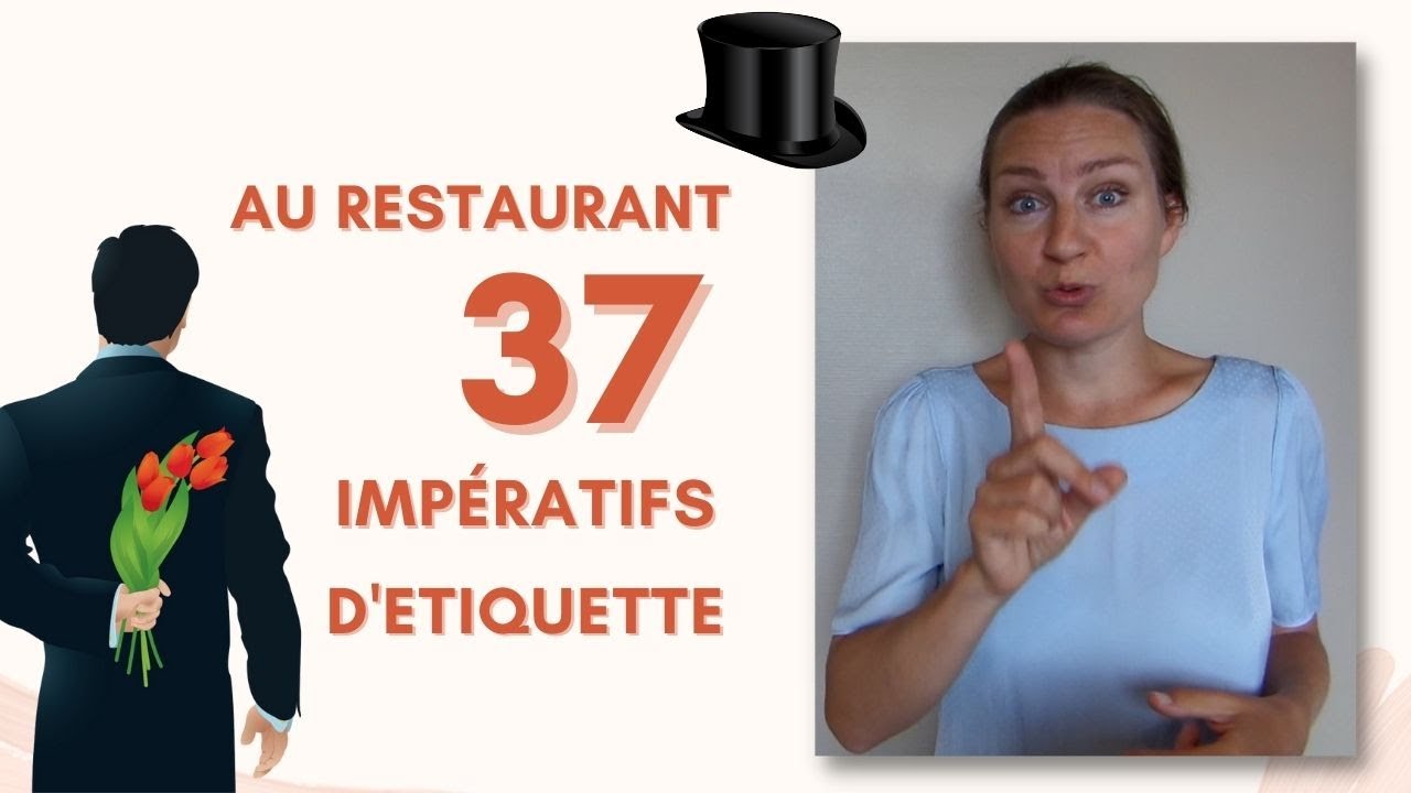 Bonnes Manières : GENTLEMAN au RESTAURANT : 37 RÈGLES d'ÉTIQUETTE à maîtriser !
