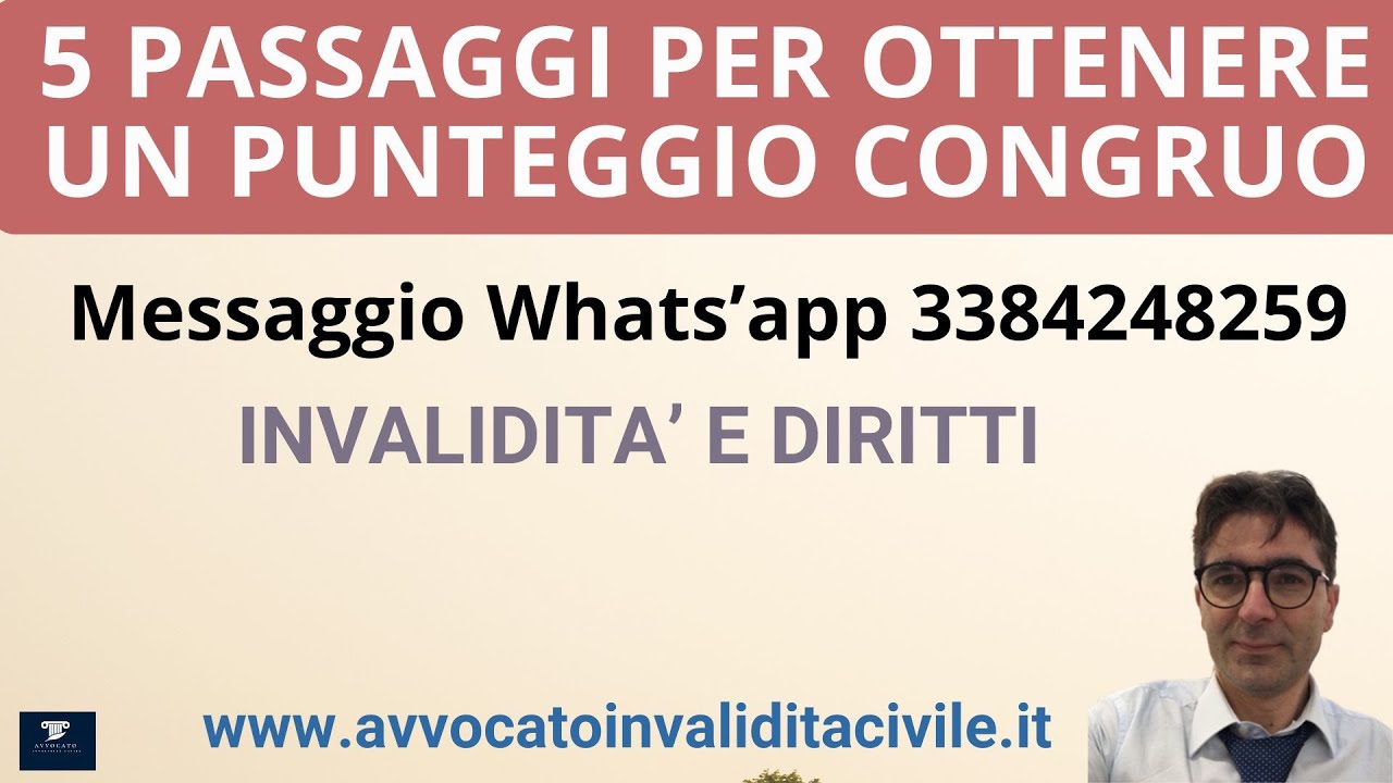 L'INVALIDITA' IN 5 SEMPLICI PASSAGGI. ATTENZIONE! #invalidita #disabilità #avvocatoinvaliditacivile