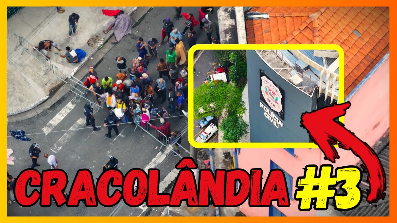 SOBREVOEI O DRONE NA CRACOLÂNDIA PARA MOSTRAR ISSO