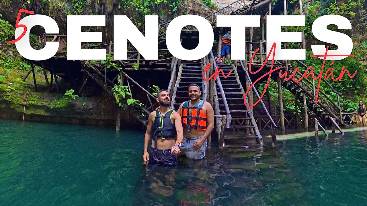 LOS MEJORES CENOTES en Yucat&aacute;n 🇲🇽 &iquest;Vale la pena VISITARLOS? 🤔 NO ES como los imagin&aacute;bamos 🤩